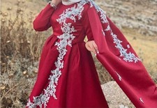 Abito da sera rosso taglia 38