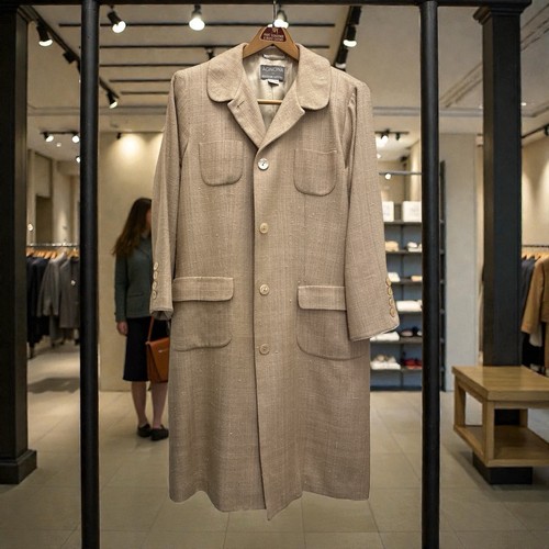 Cappotto leggero seta vintage