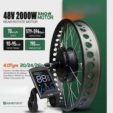 Fat bike elettrica neve