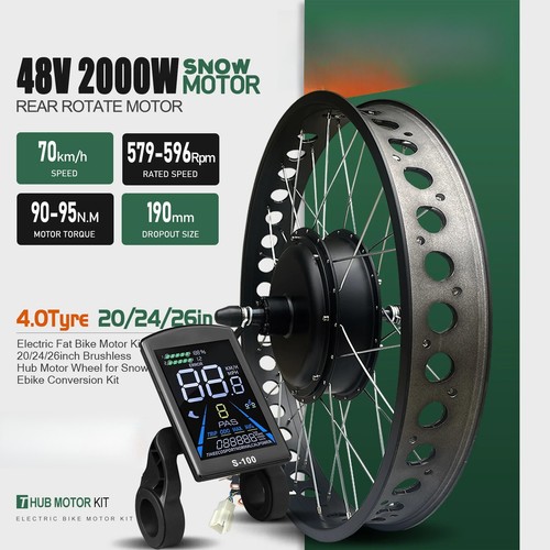 Fat bike elettrica neve