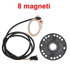 Sensore pedalata assistita PAS universale bici elettrica e-bike 5/8/12 magneti