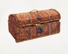 Baule coperto di pelle 1939