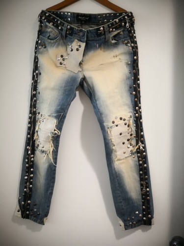 Jeans donna con borchie - , adele