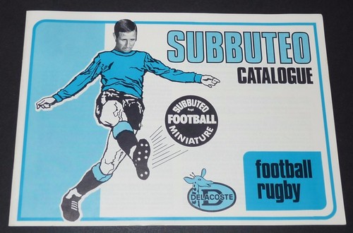 Catalogue subbuteo delacoste - subbuteo,