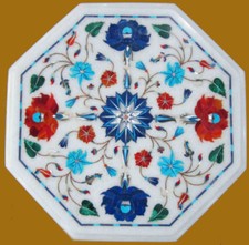 Tavolino Angolare 12" Marmo