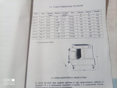 Impastatrice spirale 20lt - a,