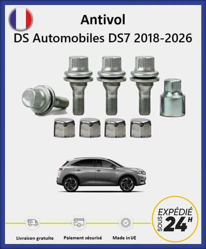 Ecrous antivol roues ds - antivol,