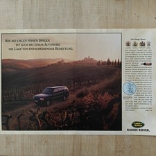 Land Rover Range Rover 4.6 HSE 1996 Vintage Pubblicità Annuncio Advert Advertising