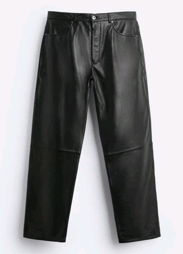 Zara 9953 pantaloni vera - , pelle