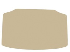 BEIGE Tappeto tronco velluto