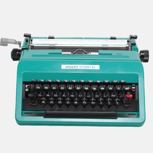 Olivetti studio turquoise - studio, 45