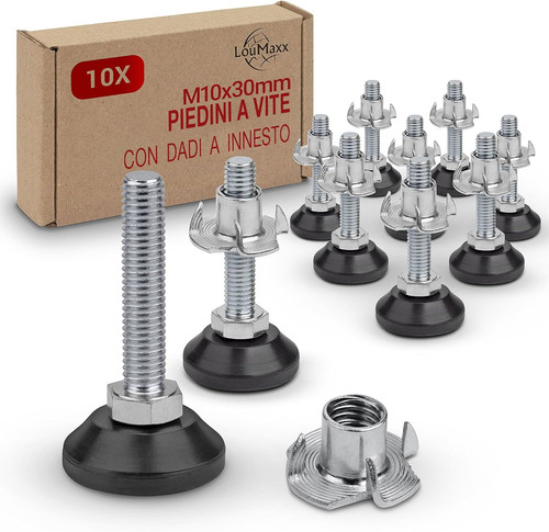 Piedini regolabili m10 - piedini, ×