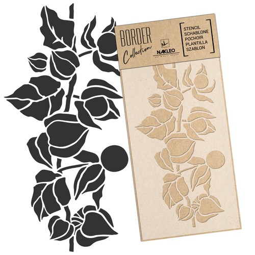 Stencil riutilizzabile bordo - stencil,