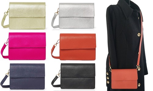 Borsa pochette vera pelle
