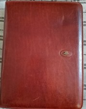 "THE BRIDGE" BELLISSIMO PORTA AGENDA ORGANIZER IN PELLE NATURALE OTTIMO STATO !!