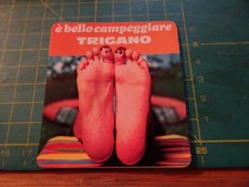 ADESIVO VINTAGE STICKER KLEBER E' BELLO CAMPEGGIARE TRIGANO 
