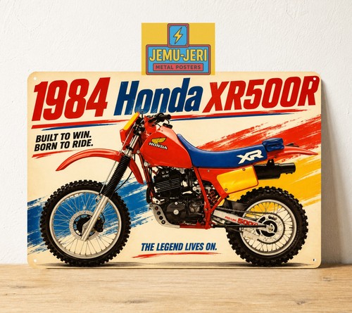 Insegna moto metallo - metallo, honda