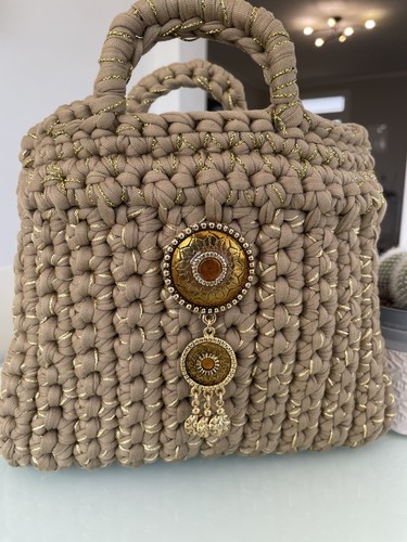 Borsa uncinetto fatte - ,