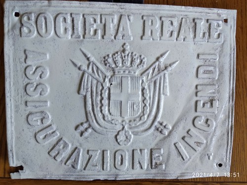 Targa antica della - , "