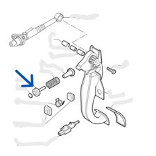 1x ORIGINALE 71740413 GUIDA INFERIORE MOLLA PEDALE FRIZIONE ALFA BRERA COUPE 159