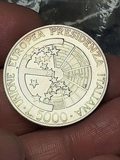 5000 Lire Argento Gr. 18 1996