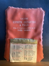 [Calendario da Barbiere] 1973 Salone Esposito Costantino & Figlio TARANTO