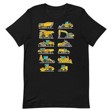 T-shirt veicoli da costruzione