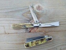 Tradizionale Coltello Duetto Frosolonese 0412/502-15 corno antico 15cm