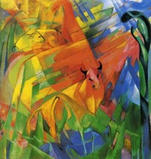Franz Marc Animali in un