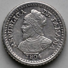 1904 Panama 2 1/2 Centesimos