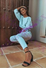 Felpa Joggers Zara Blue Co Ord