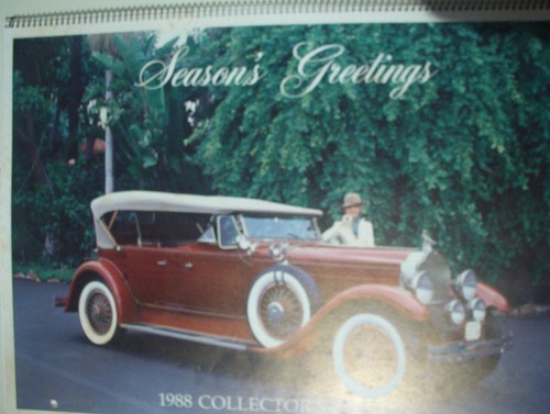 Calendario vintage 1988 - vintage,