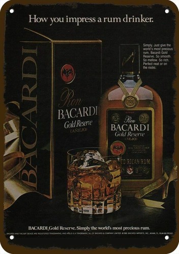 1981 bacardi gold reserve - 1981,