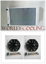 2Row Aluminum Radiator & 2 set