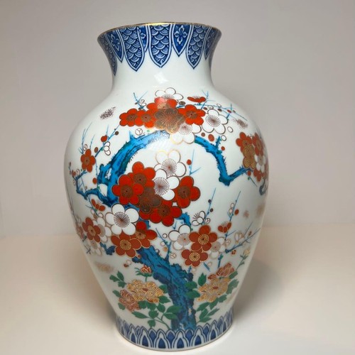 Vaso antico giapponese kutani - giapponese,