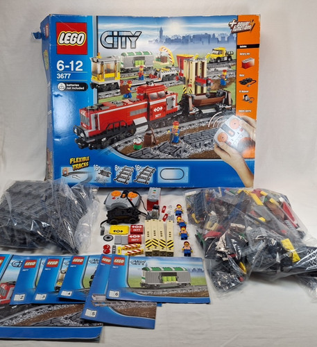 Lego city ferrovia 3677 fright - ferrovia,