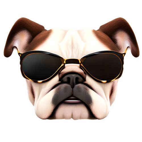 Adesivi auto bulldog inglese - adesivi,