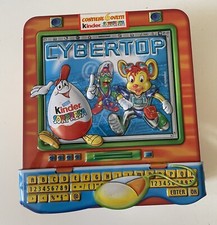 KINDER SORPRESA FERRERO CYBERTOP SCATOLA DI LATTA PORTA  OVETTI 2003 VINTAGE
