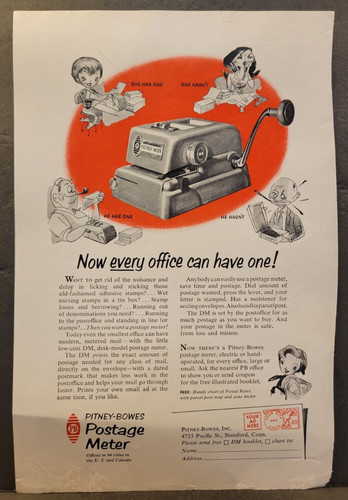 1955 pitney bowes postage - 1955,