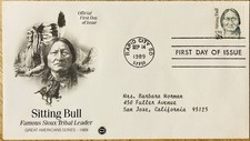 FDC~1989 TORO SEDUTO, FAMOSO