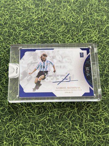 Gabriel batistuta card auto - gabriel,