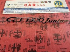 SCRITTA ALFA ROMEO GT 1300