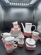 RARO set da tè MCM vintage TK Thun Cecoslovacchia con piattini, piatti da dessert RETRO