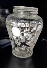 AMARENA FABBRI  Barattolo Vasetto vetro trasparente Senza Tappo Vintage 