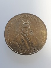 GADGETS MONETA COIN SANTA BERNADETTE SOUBIROUS MADONNA DI LOURDES
