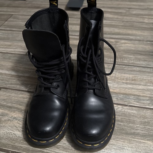 Stivali stringati martens - dr.,