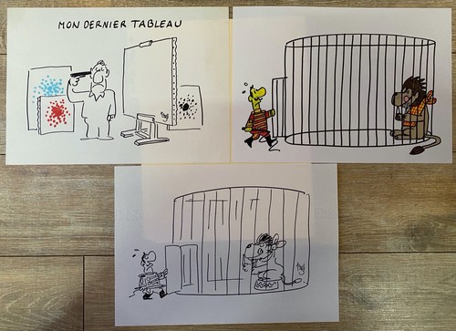 Trez lot dessin original - lot,