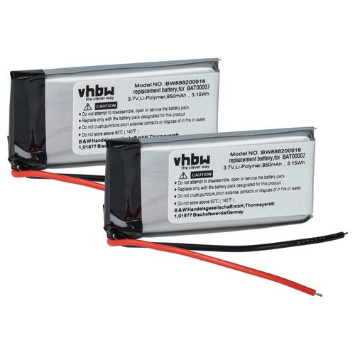 Batteria per cuffie - 2x,