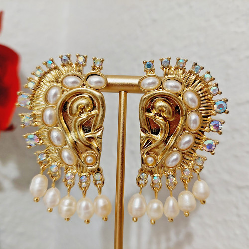 Orecchini dichiarazione strass