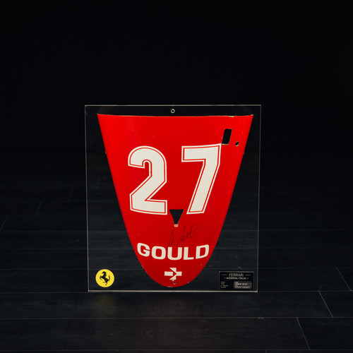 Alboreto signed ferrari - m.,